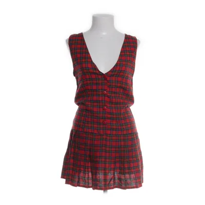 Klänning (Röd, Flerfärgad) från Claire Polyester, Viskos
