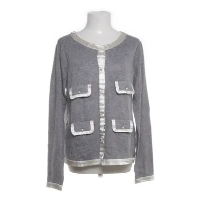 Cardigan (Gray, Beige) from Ester Elenora Acrylic, Rabbit fur, Nylon, Viscose