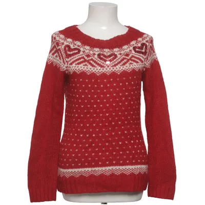 Kersttrui (Rood, Wit) van Papaya Acryl, Wol