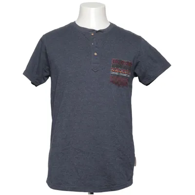 Henley shirt (Grijs) van Indicode Katoen, Polyester