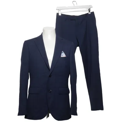 Suit (Blue) from Riley Polyester, Viscose, Wool