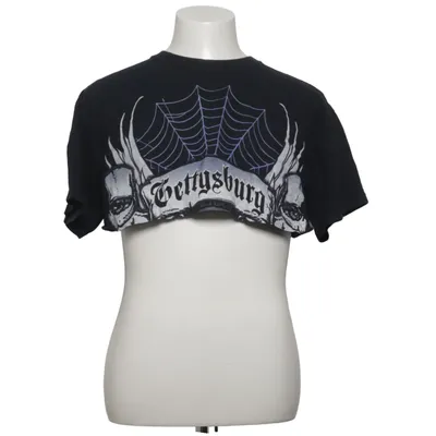 Crop top (Black) from Gildan Cotton