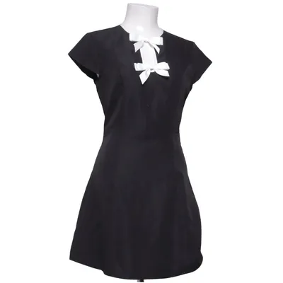 Klänning (Svart, Vit) från Shein Polyester