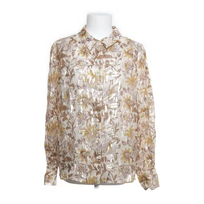 Shirt (Goud, Geel, Meerkleurig) van Sézane Viscose, Linnen, Zijde