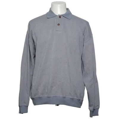 Rugby shirt (Blue) from Orvis Cotton, Leather, Polyester