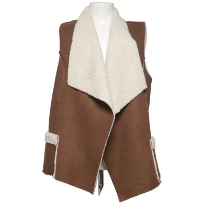 Gilet d'extérieur (Marron, Beige) de Sophyline Coton, Polyamide