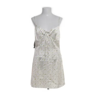 Jurk (Wit, Geel) van NA-KD Elastaan, Polyester