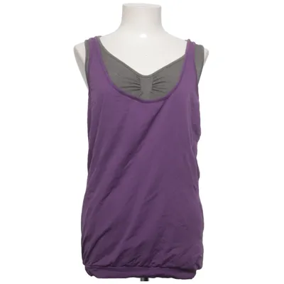 Sports tank top (Purple, Gray) from Domyos Elastane, Polyamide, Polyester