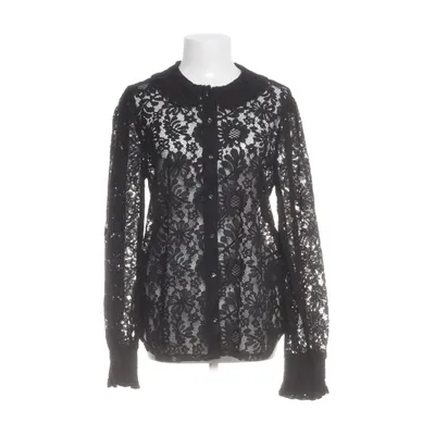 Blouse (Zwart) van Cable & Gauge Katoen, Nylon