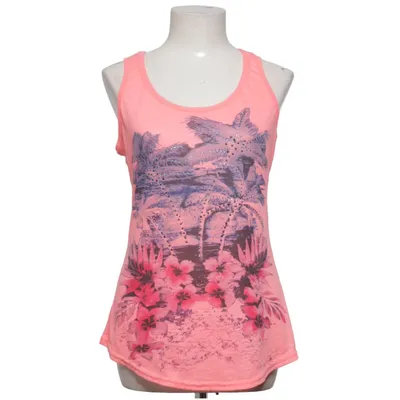 Tank Top (Pink, Multicolored) from Zeva Cotton, Polyester