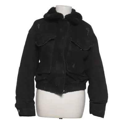 Fodrad jeansjacka (Svart) från FB Sister Denim Bomull, Polyester