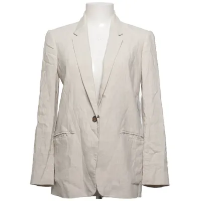 Blazer (Beige) de Club Monaco Élasthane, Lin, Polyester, Viscose