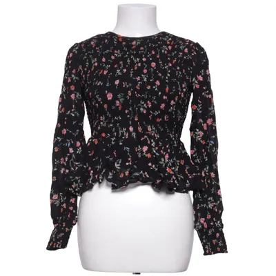 Bluse (Sort, Flerfarvet) fra Ganni Viscose