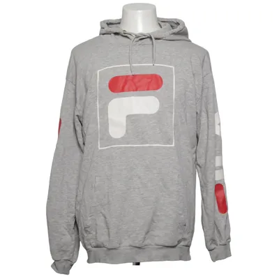 Capuchon sweater (Grijs) van Fila Katoen, Polyester, Viscose