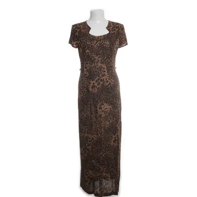 Maxi dress (Brown, Multicolored) from Scarlett Elastane, Metallic fiber, Polyester