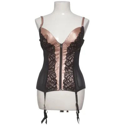Korset (Zwart, Beige) van Lovehoney