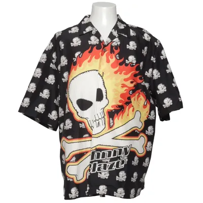 Korte mouwen shirt (Zwart, Meerkleurig) van Johnny Blaze Polyester