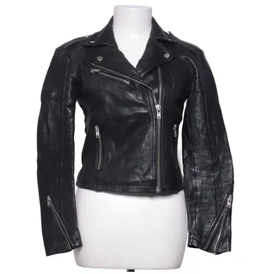 Biker jacket (Black) from Zoul Edition Cotton, Leather, Polyester