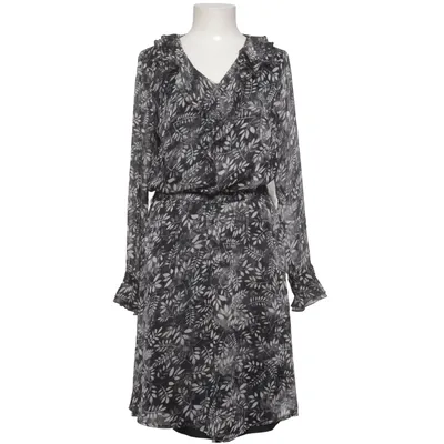 Kjole (Sort, Hvid) fra Salko Acetat, Elastan, Polyester, Viscose