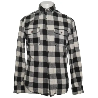 Flannel skjorte (Sort, Hvid) fra Mossimo Supply Co Bomuld