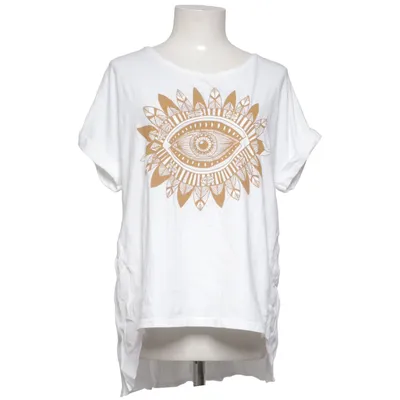 T-shirt (Vit, Brun) från Monday Afternoon Bomull, Elastan, Viskos