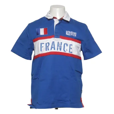 Polo (Bleu, Blanc, Rouge) de Rugby World Cup Coton