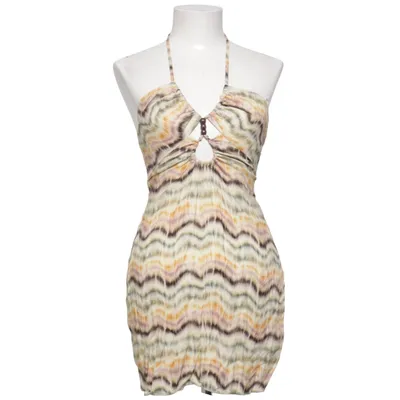 Halterneck dress (Multicolored) from Pull & Bear Viscose