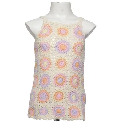 Robe de plage (Beige, Multicolore) de Zara Coton, Polyester
