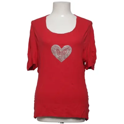 T-shirt (Rouge) de Cappuccini Élasthane, Viscose