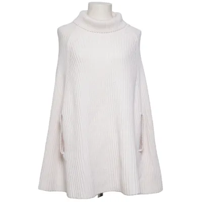 Poncho (Hvid) fra Herzen´s Angelegenheit Kashmir, Uld