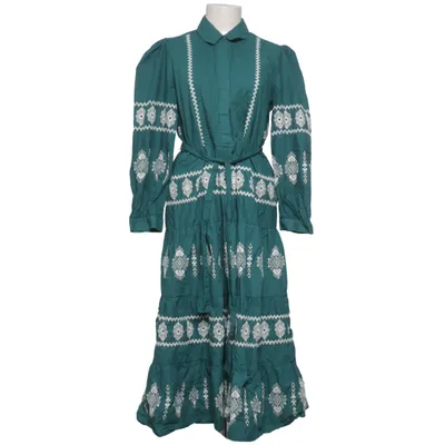 Långklänning (Blå, Vit) från Zara Polyester