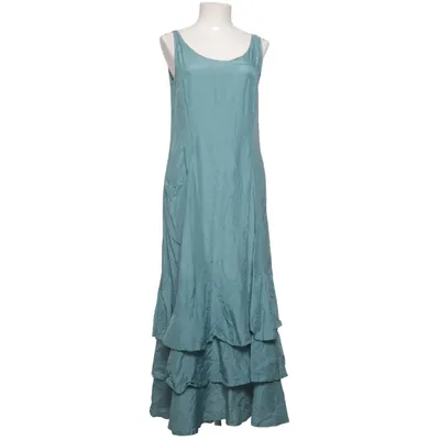 Jurk (Blauw) van Olars Ulla Katoen, Zijde