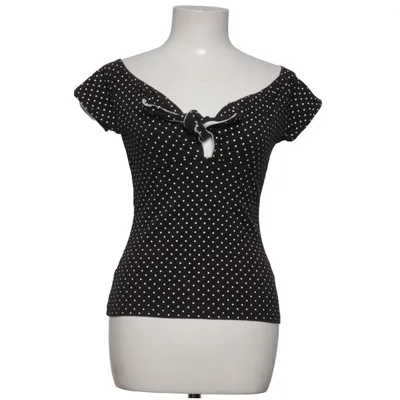 Haut (Noir, Blanc) de Hell Bunny Coton