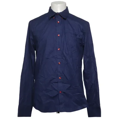Shirt (Henrik Shirt Contrast Navy) from Cause and Consequence Cotton, Elastane
