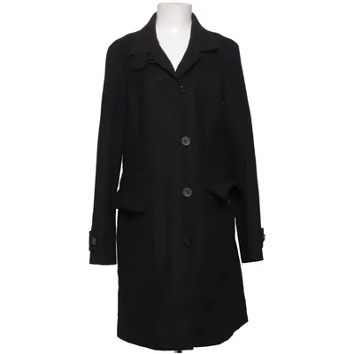 Coat (Black) from Toni Gard Acetate, Cashmere, Cotton, Rabbit fur, Viscose, Wool