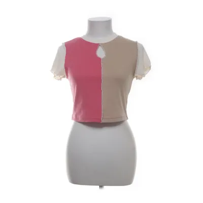 T-shirt (Rosa, Beige, Vit) från Hell Bunny Bomull, Elastan, Polyester