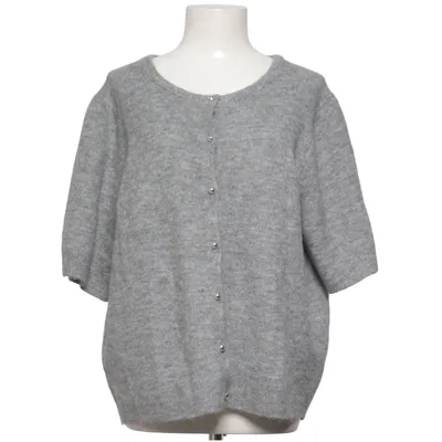 Cardigan (Gris) de Samsa Collection Acrylique, Élasthane, Polyester