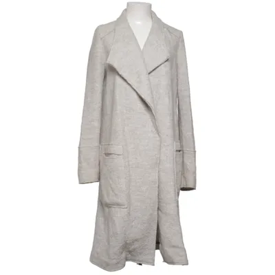 Jas (Grijs) van Zara Trafaluc Outerwear Collection Viscose, Wol