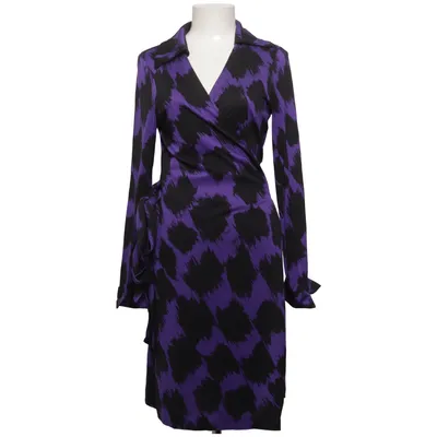 Wikkeljurk (Zwart, Lila) van Diane von Furstenberg Zijde