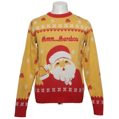 Kersttrui (Geel, Rood, Wit) van Marabou Acryl, Wol