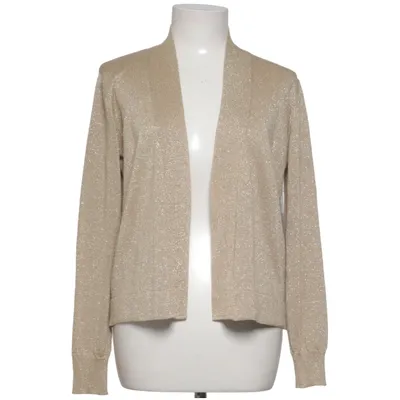 Kofta (Beige, Guldfärgad) från No Man's Land Metallfiber, Polyester, Viskos