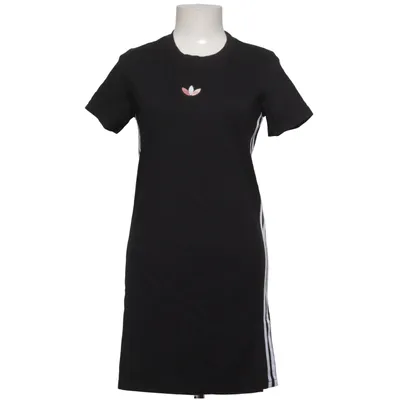 Dress (Black, White) from Adidas Cotton