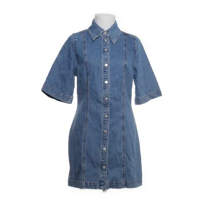 Jeansklänning (Blå) från Edited Bomull, Elastan