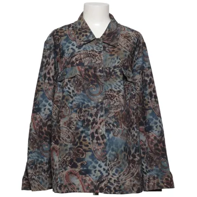 Jacket (Blue, Brown, Multicolored) from Atelier Creation Cotton, Elastane, Polyester