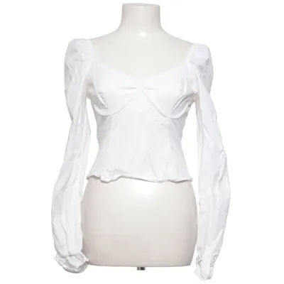 Crop top (Puffy Sleeve Wire Blouse) van Donna Romina x NA-KD Katoen, Elastaan, Polyamide