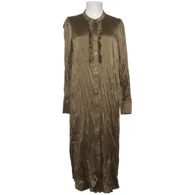 Shirt dress (Green) from Lene Sand Elastane, Silk, Viscose