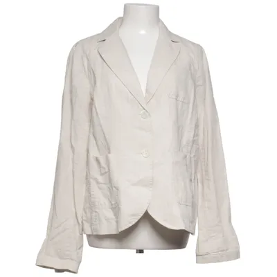 Blazer (Beige) from Lands' End Cotton, Linen