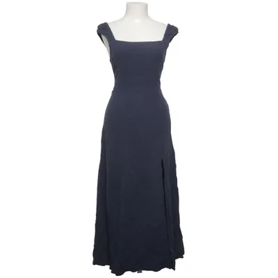 Maxi dress (Blue) from Stradivarius Linen, Viscose