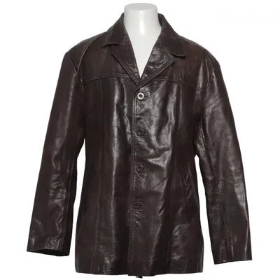 Läderjacka (Brun) från Aviatrix Skinn, Polyester