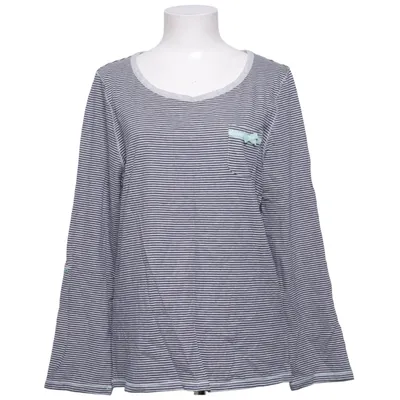 T-shirt à manches longues (Bleu, Blanc) de Tex Coton